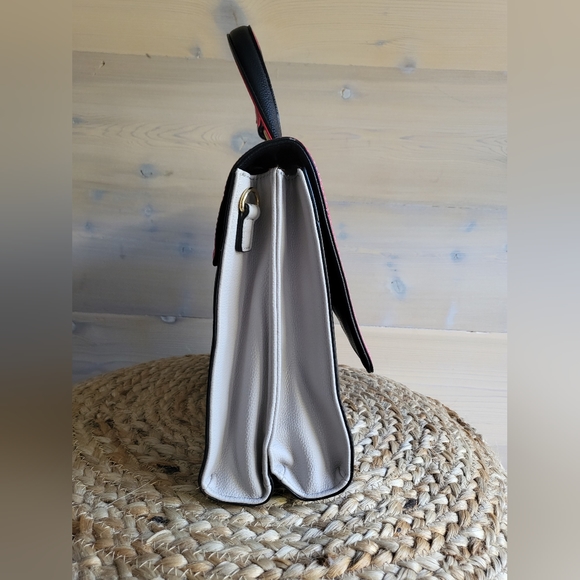 Unique Martine Sitbon "Black" Structured Colorblock Bag - Picture 6 of 14